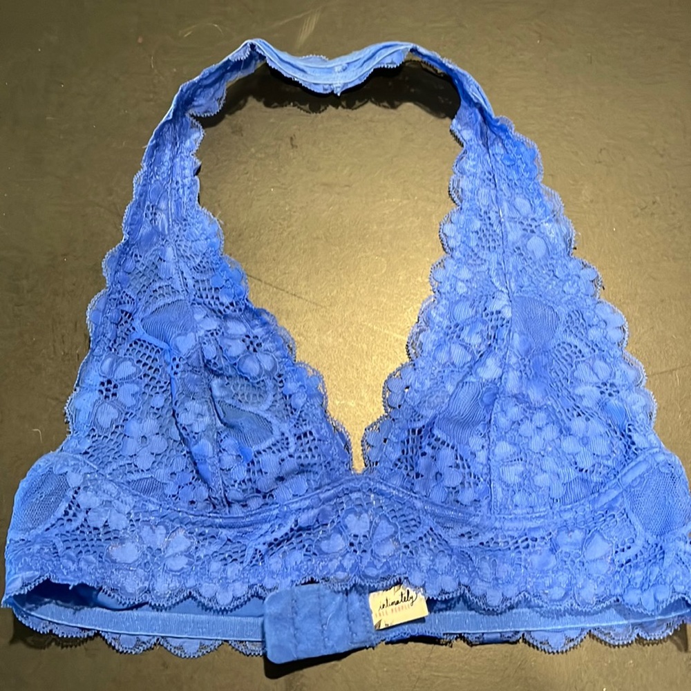 Free People Bralette Blue Size Small